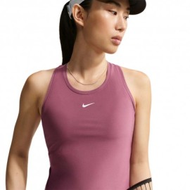 Nike Canotta Tennis Victory Rosa Smoke Bianco Donna