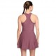 Nike Vestito Tennis Victory Rosa Smoke Bianco Donna
