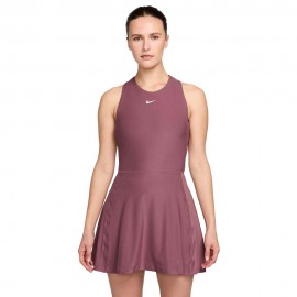 Nike Vestito Tennis Victory Rosa Smoke Bianco Donna