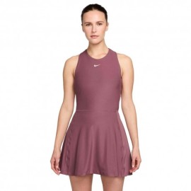 Nike Vestito Tennis Victory Rosa Smoke Bianco Donna