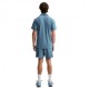 Nike Polo Tennis Advantage Smokeyblu Bianco Uomo