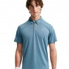 Nike Polo Tennis Advantage Smokeyblu Bianco Uomo