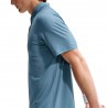 Nike Polo Tennis Advantage Smokeyblu Bianco Uomo