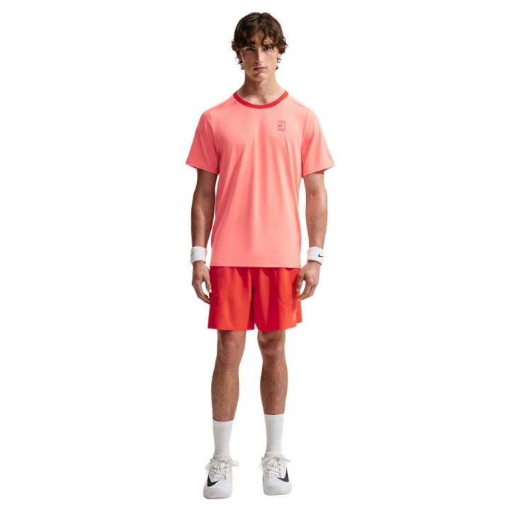 Nike T-Shirt Advantage Atomic Rosa Picante Red Uomo