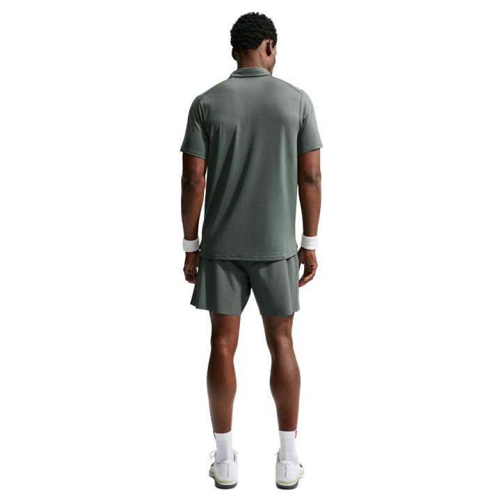 Nike Pantaloncini Tennis Advantage Camo Verde Cucumber Calm Uomo