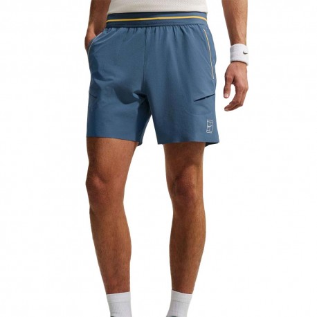 Nike Pantaloncini Tennis Advantage New Slate Laser Arancio Uomo