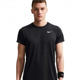 Nike T-Shirt Tennis Court Victory 55.2 Nero Bianco Uomo