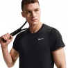 Nike T-Shirt Tennis Court Victory 55.2 Nero Bianco Uomo