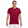 Nike T-Shirt Tennis Victory Team Rosso Bianco Uomo