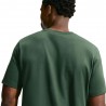 Nike T-Shirt Tennis Dri-Fit Cotton Dark Verde Uomo