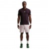 Nike T-Shirt Tennis Dri-Fit Cotton Burgundy Ash Uomo