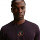 Nike T-Shirt Tennis Dri-Fit Cotton Burgundy Ash Uomo