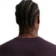 Nike T-Shirt Tennis Dri-Fit Cotton Burgundy Ash Uomo