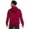 Nike Felpa Tennis Logo Court Team Rosso Pale Ivory Uomo