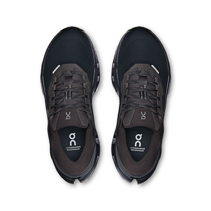 On Cloudrunner 3 Waterproof Nero - Scarpe Running Donna