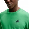 Nike Sportswear Club T-Shirt Logo Piccolo Verde Uomo