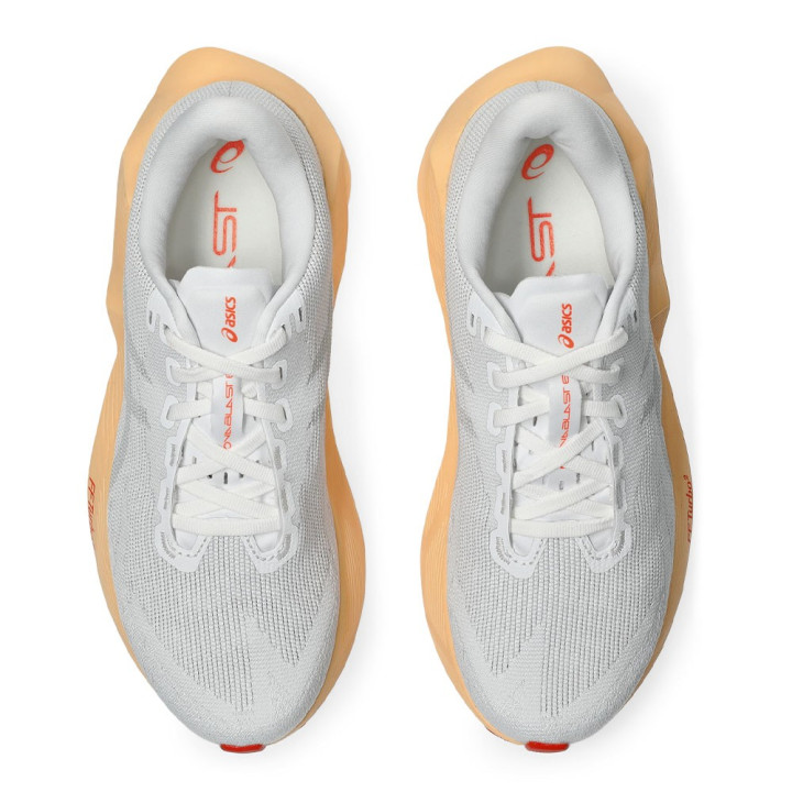 Asics Novablast 6 Rise Shine Ed Bianco Arancio Glow - Scarpe Running Donna