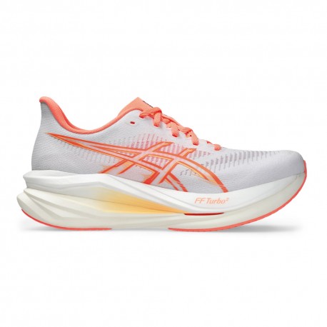Asics Sonicblast 2 Bianco Sun Coral - Scarpe Running Donna