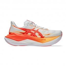 Asics Superblast 3 Bianco Arancio Glow - Scarpe Running Uomo