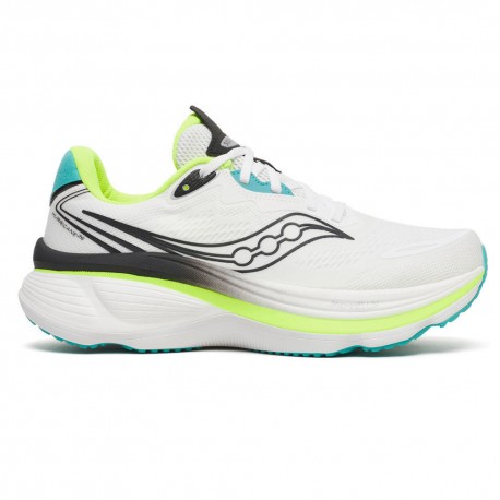 Saucony Hurricane 26 Bianco Citron - Scarpe Running Uomo