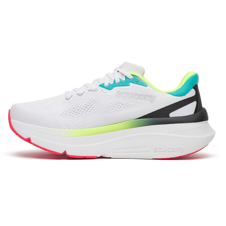 Saucony Guide 19 Bianco Citron - Scarpe Running Uomo