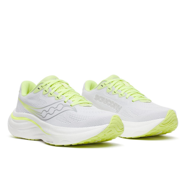 Saucony Ride 19 Bianco Tart - Scarpe Running Donna