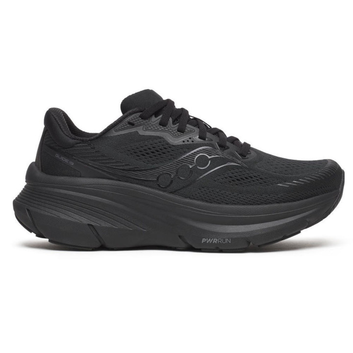 Saucony Guide 19 Triple Nero - Scarpe Running Donna