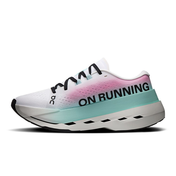 On Cloudboom Max Bianco Celeste - Scarpe Running Donna