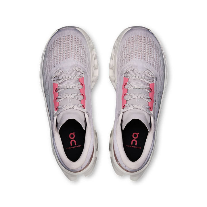 On Cloudmonster 3 Ether Ivory - Scarpe Running Donna