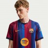 Nike Fc Barcelona Maglia Maniche Corte Home 26 27 Garnet Blu Giallo Uomo