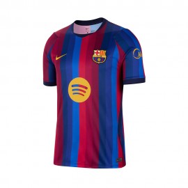 Nike Fc Barcelona Maglia Maniche Corte Home 26 27 Garnet Blu Giallo Uomo