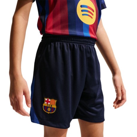 Nike Fc Barcelona Pantaloncini Calcio Home 26 27 Blu Giallo Bambino