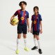 Nike Fc Barcelona Pantaloncini Calcio Home 26 27 Blu Giallo Bambino