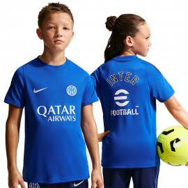 Nike Inter Milan Strike Maglia Maniche Corte Blu Verde Bianco Bambino