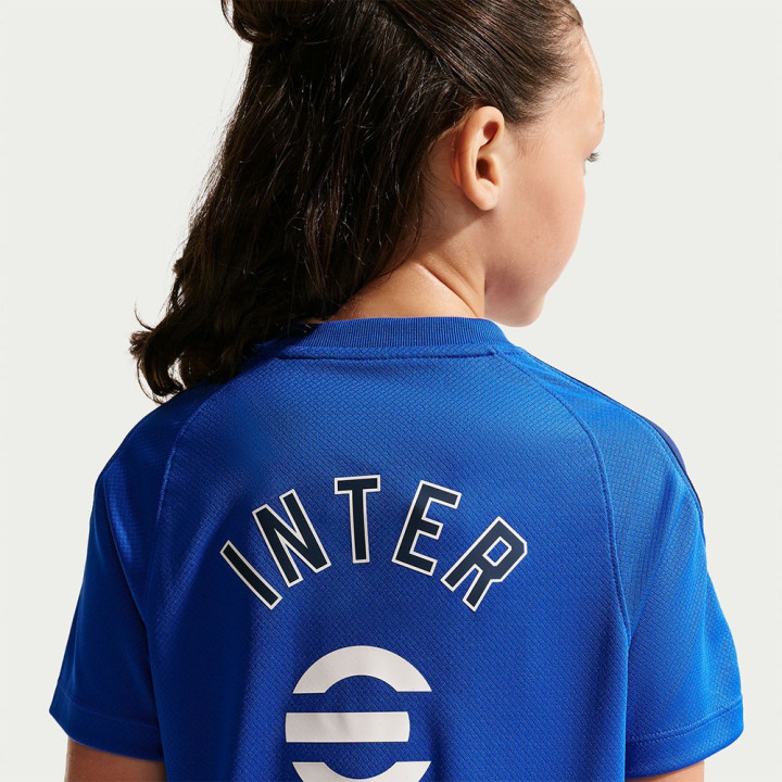Nike Inter Milan Strike Maglia Maniche Corte Blu Verde Bianco Bambino