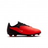 Nike Phantom 6 Low Club Fg Mg Rosso Nero - Scarpe Da Calcio Bambino