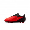 Nike Phantom 6 Low Club Fg Mg Rosso Nero - Scarpe Da Calcio Bambino