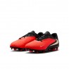 Nike Phantom 6 Low Club Fg Mg Rosso Nero - Scarpe Da Calcio Bambino