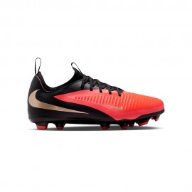 Nike Phantom 6 Low Acad Fg Mg Rosso Nero - Scarpe Da Calcio Bambino