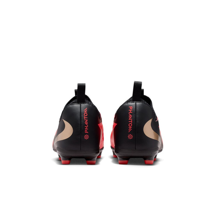 Nike Phantom 6 Low Acad Fg Mg Rosso Nero - Scarpe Da Calcio Bambino