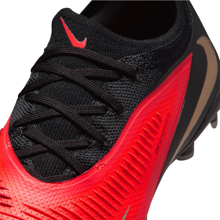 Nike Phantom 6 Low Pro Fg Mg Rosso Nero - Scarpe Da Calcio Bambino
