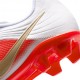 Nike Tiempo Maestro Club Fg Mg Bianco Rosso - Scarpe Da Calcio Bambino