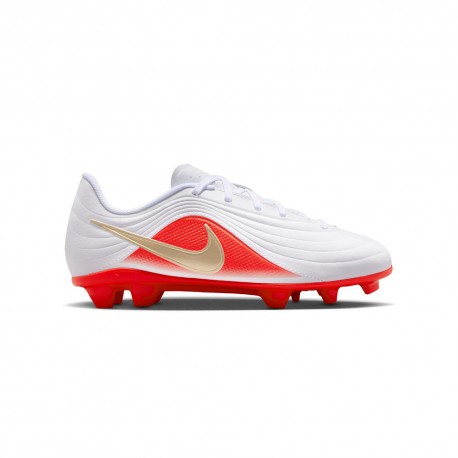 Nike Tiempo Maestro Club Fg Mg Bianco Rosso - Scarpe Da Calcio Bambino