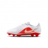 Nike Tiempo Maestro Club Fg Mg Bianco Rosso - Scarpe Da Calcio Bambino