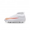 Nike Superfly 11 Club Fg Mg Bianco Rosso Oro - Scarpe Da Calcio Bambino