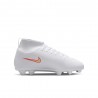 Nike Superfly 11 Club Fg Mg Bianco Rosso Oro - Scarpe Da Calcio Bambino