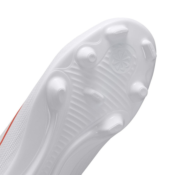 Nike Superfly 11 Club Fg Mg Bianco Rosso Oro - Scarpe Da Calcio Bambino