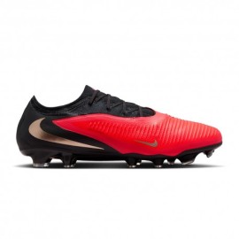 Nike Phantom 6 Low Pro Fg Rosso Nero - Scarpe Da Calcio Uomo