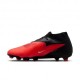 Nike Phantom 6 High Acad Fg Mg Rosso Nero - Scarpe Da Calcio Uomo
