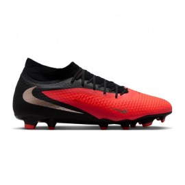 Nike Phantom 6 High Acad Fg Mg Rosso Nero - Scarpe Da Calcio Uomo